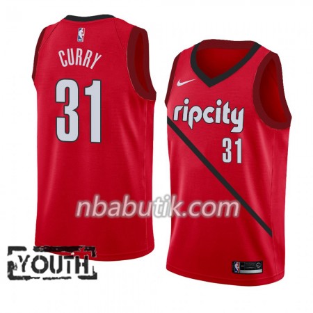 NBA Børn Trøje Portland Trail Blazers Seth Curry 31 2018-19 Nike Rød Swingman NBA Børn Trøje Portland Trail Blazers Seth Curry 31 2018-19 Nike Rød Swingman